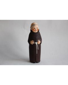 Bouteille moine porcelaine W. GOEBEL Allemagne 1956