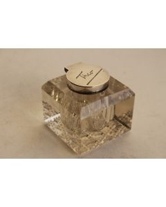 Encrier cristal et argent Théo