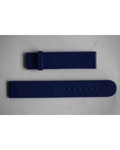 VIANNEY HALTER Bracelet pour montre cuir bleu 18 mm