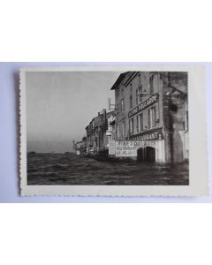 Carte photo St Laurent les Maeau Ain France Inondations 1955