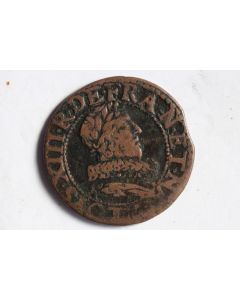 Monnaie Double tournois 1634 Louis XIII Le Juste