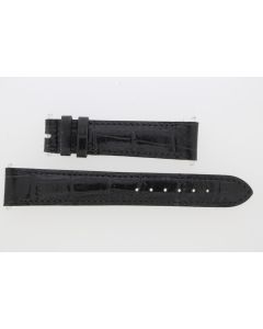 PATEK PHILIPPE Bracelet montre cuir noir 16 mm