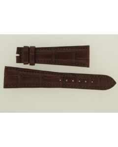 PATEK PHILIPPE Bracelet montre cuir brun 22 mm