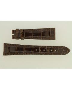 PATEK PHILIPPE Bracelet montre cuir brun 21 mm