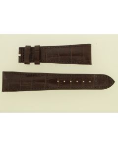 PATEK PHILIPPE Bracelet montre cuir brun 21 mm