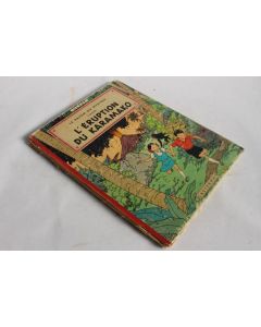 BD Le rayon du mystère L'éruption du Karamako Hergé 1956