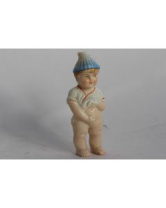 Flacon à parfum porcelaine biscuit Pisseur 