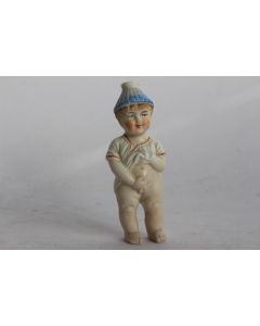 Flacon à parfum porcelaine biscuit Pisseur 