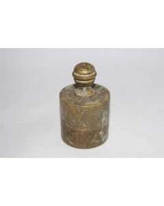 Ancien plomb de maçon en bronze