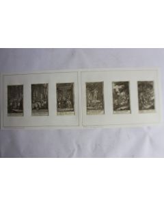 Gravures Molière théâtre XVIIIe siècle