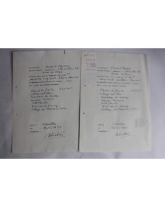 Factures et certificats Tableaux Vincent BRETON artiste peintre