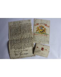 Anciens manuscrits Famille Klöpfer Armes blason Klepffer Allemagne