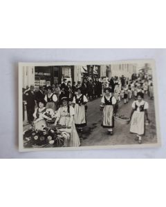 Carte photo Suisse Montreux Fête des Narcisses 1934