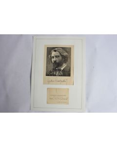 Autographe compositeur Gustave Charpentier (1860 - 1956)