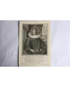 Gravure Dominus David Holzhalbius XVIIIe siècle