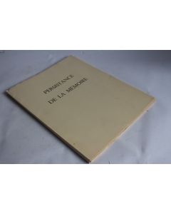 Persistance de la Mémoire B. JENATTON J.-J. SARAZIN dédicaces 1979