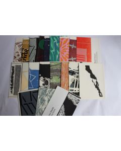 Cartons vernissages Xylographies artistes Suisses Galerie Art+Vision