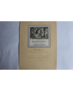 Gravure portrait Jean Brandenberg peintre Suisse (1660-1729)