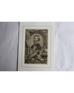 Gravure Charles III Duc de Bourbon XVIIIe siècle Miger Fragonard