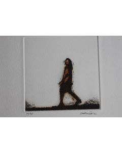 Gravure lithographiée Doroteo ARNÁIZ Caminante de la paz