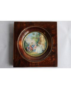 Peinture miniature sur ivoire