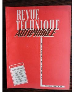 Revue Technique Automobile N°115 1955 Auto SIMCA