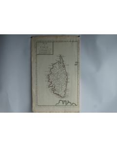 Carte Isle de Corse Nicolas Sanson 1652