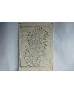Carte Isle et Royaume de Sardaigne Nicolas Sanson 1652