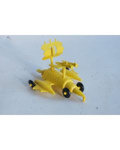 Jouet vintage Vaisseau spatial char Galaxia 1999 Morelia