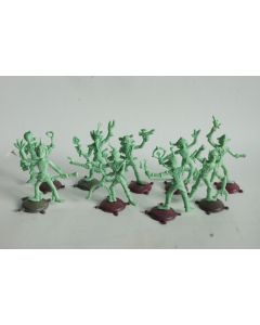 Jouet vintage 9 figurines Extraterrestres Galaxia 1999 Morelia