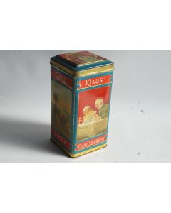 Boîte tôle lithographiée chocolat Cacao Soluble Klaus