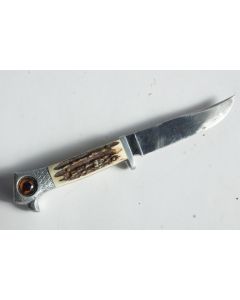 Couteau corne Fr. Plücker Jr. Solingen Rostfrei Allemagne