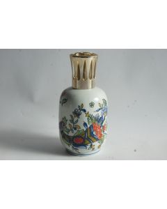 Lampe Berger porcelaine décor Rouen XVIIIe