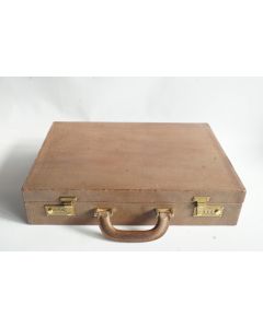 GUCCI Mallette Porte documents cuir marron