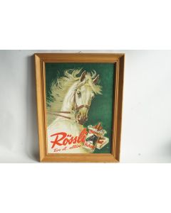 Publicité Cigares Rössli Habana Tire et attire Iwan Edwin HUGENTOBLER