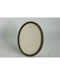 Cadre porte-photo émail vert