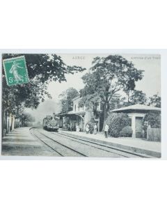 CPA Haute-Loire Aurec Arrivée d'un Train