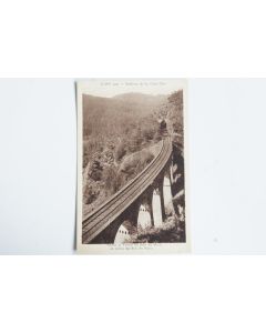 CPA Haute-Loire Chaise-Dieu Viaduc Tunnel Pont du Merle