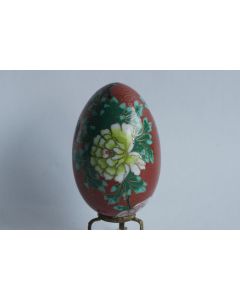 Œuf émaux cloisonnés Chrysanthème Chine