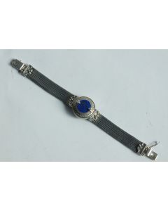 Bracelet argent Lapis-lazuli
