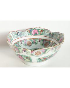 Bol porcelaine Canton Famille Rose Chine
