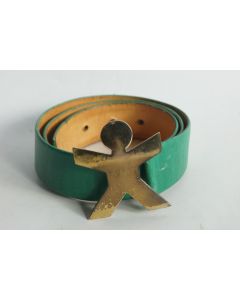 LANVIN Ceinture cuir vert