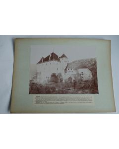 Photographie originale Maison forte de Dérée Haute-Savoie