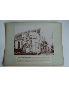 Photographie originale Église Abbaye Hautecombe Haute-Savoie
