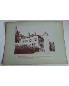 Photographie originale Château de Gyez Faverges Haute-Savoie