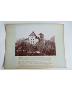 Photographie originale Château de Menthon Haute-Savoie