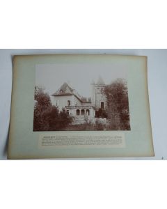 Photographie originale Château de Montfleury Avressieux Haute-Savoie
