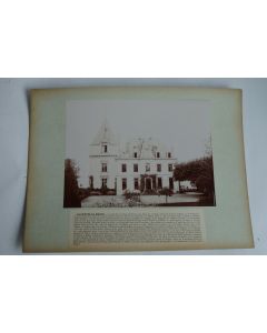 Photographie originale Château de La Chapelle-Marin Haute-Savoie