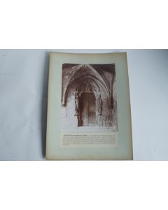 Photographie originale Abondance Église Haute-Savoie