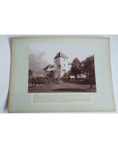 Photographie originale Château d'Alex Annecy Thônes Haute-Savoie